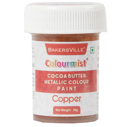 Copper Cocoa Butter Metallic Colour Paint 20g Colourmist