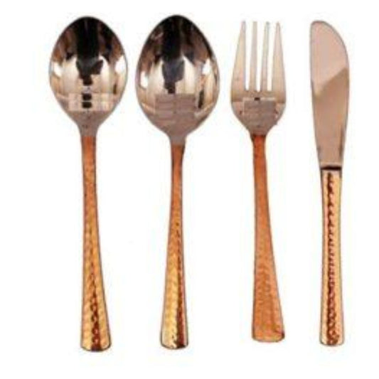 Copper Cutlery La Coppera Hammered La Coppera