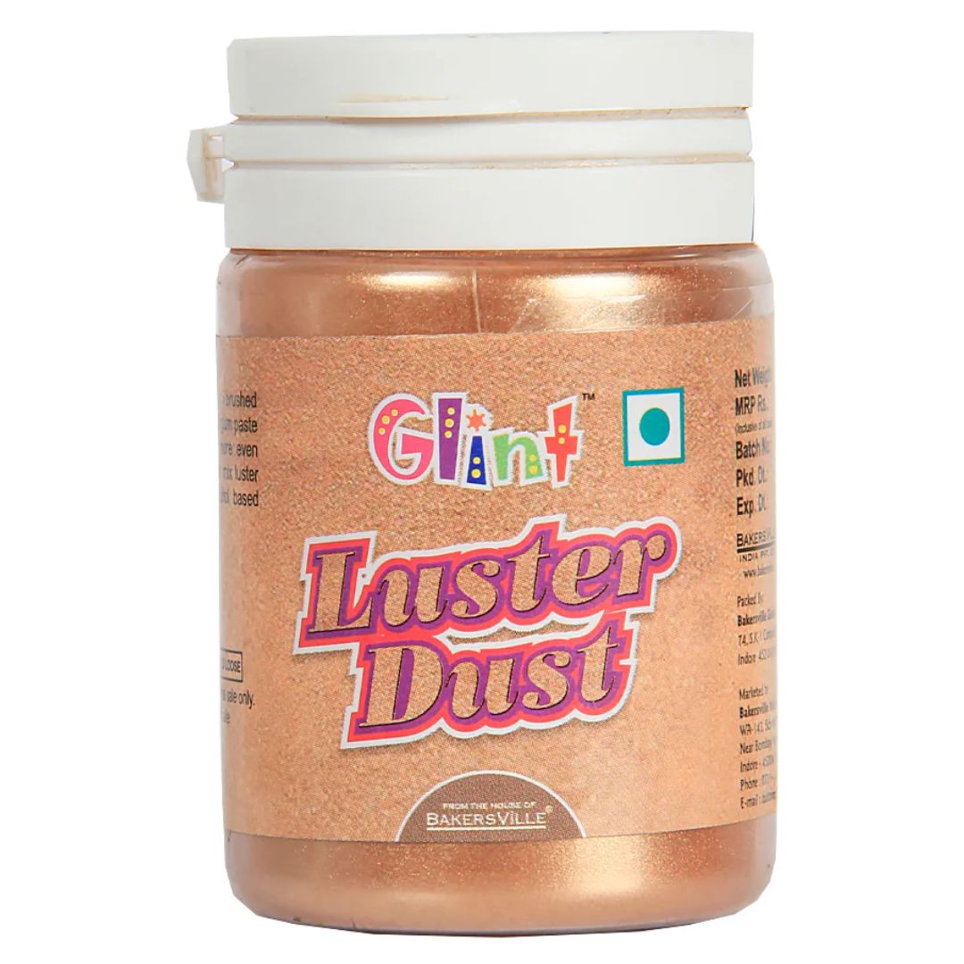 Copper Edible Luster Dust 10g Glint