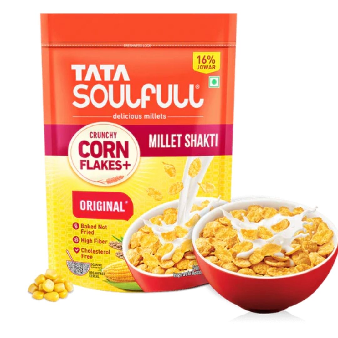 Corn Flakes+ Original 475g Tata Soulfull