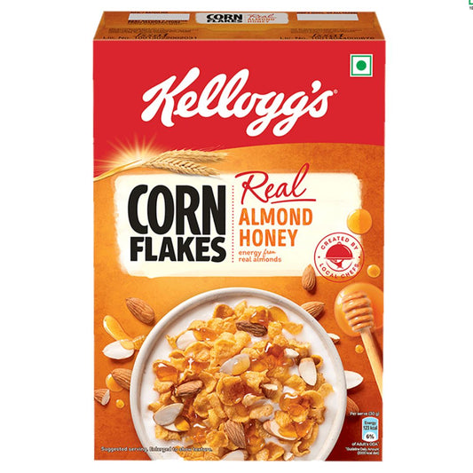 Corn Flakes with Real Almond & Honey 650gm Kellogg's