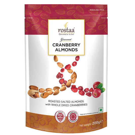 Cranberry Almonds Fusion 200gm Rostaa