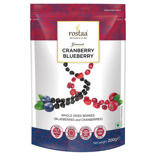 Cranberry Blueberry Fusion 200gm Rostaa