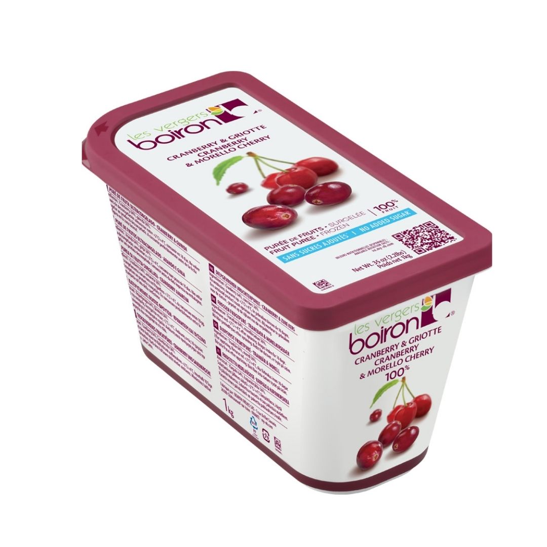 Cranberry Puree 1kg Les Vergers Boiron