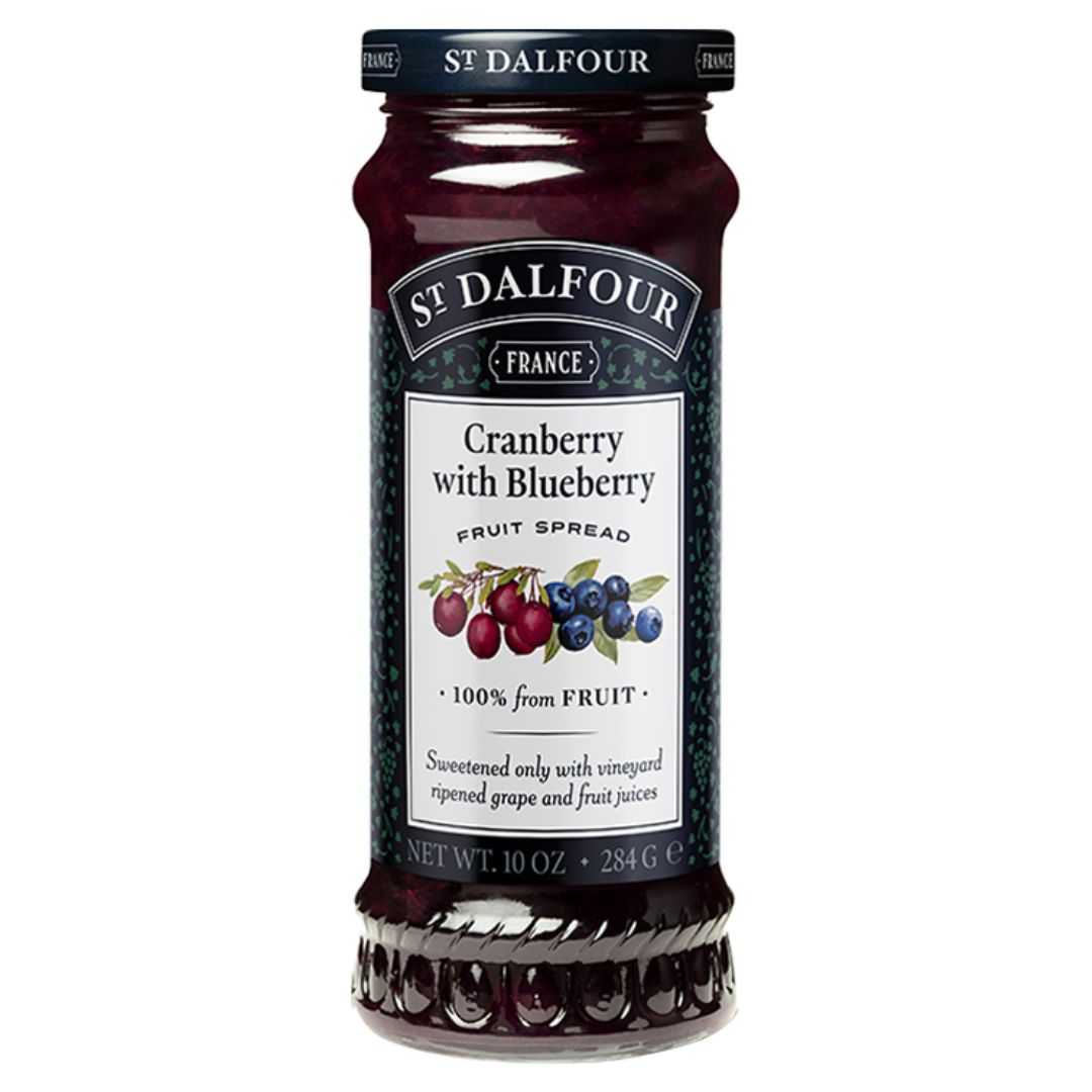 Cranberry with Blueberry Fruit Spread 284g St.Dalfour