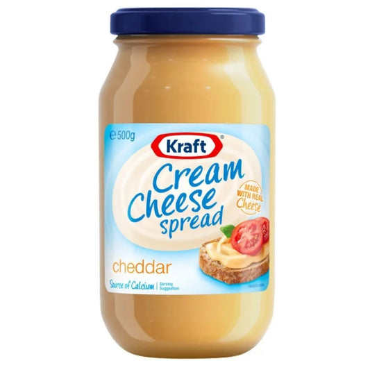 Cream Cheese Spread Cheddar 500g Kraft