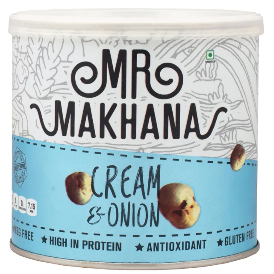Cream & Onion Jar  50 gm  Mr. Makhana
