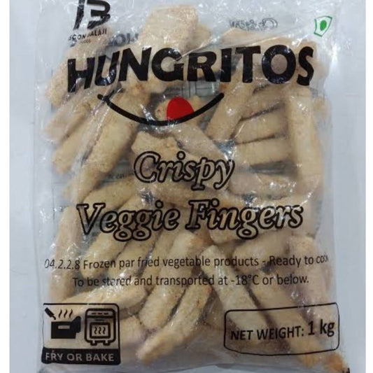 Crispy Veggie Fingers  - 1 kg  Hungritos'