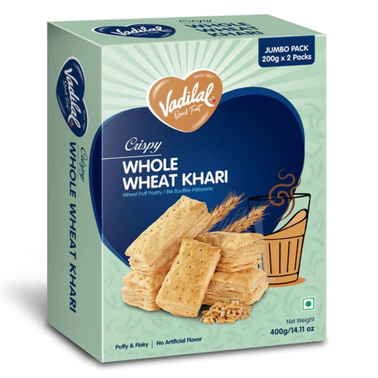 Crispy Whole Wheat Khari 400g Vadilal