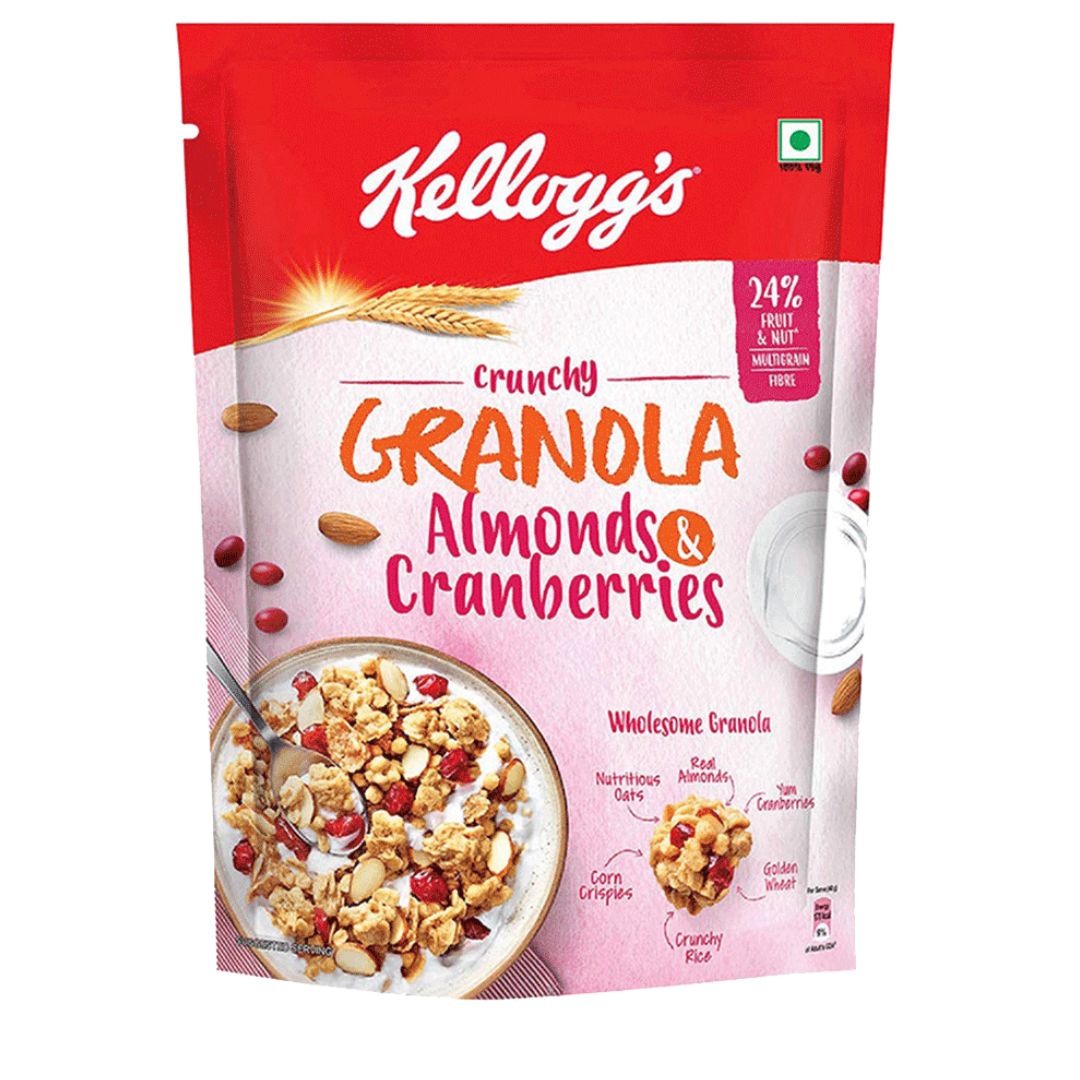 Crunchy Granola Almonds & Cranberries 460gm Kelloggy's