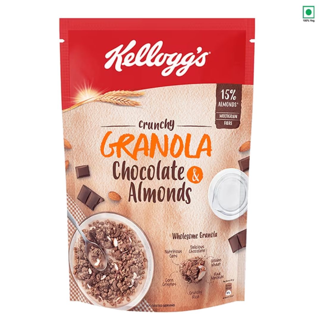 Crunchy Granola Chocolate & Almonds 450gm Kellogg's