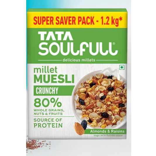 Crunchy Millet Muesli 400 gms Tata Soulfull