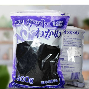DRIED SEAWEED TOKON CUT WAKAME ZIPPER 500G OISHII