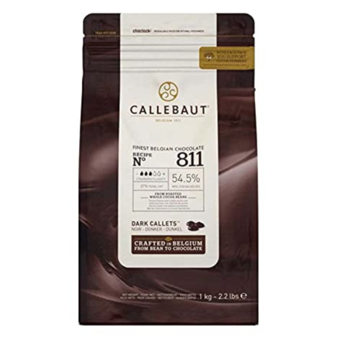 Dark Couverture Chocolate 54.50% 1Kg Callebaut