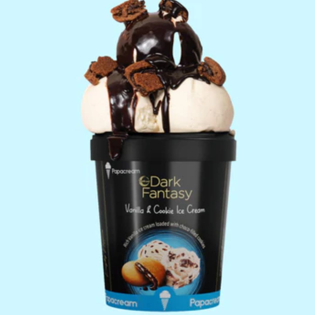 Dark Fantasy Vanilla Cookie 500ml Papacream