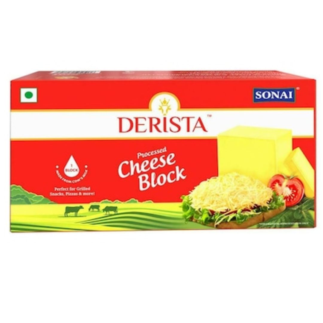 Derista Processed Cheese Block 1 kg Sonai