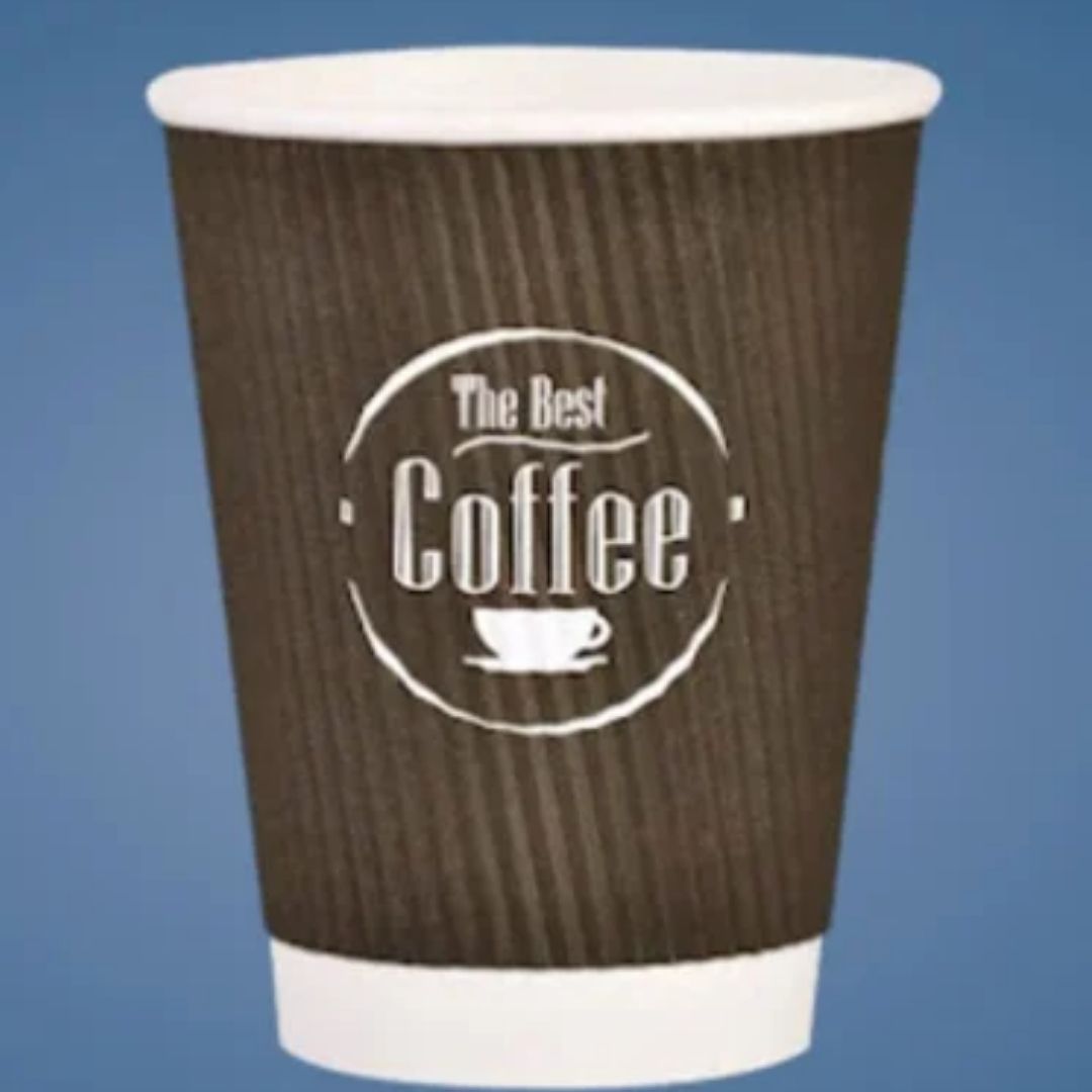 Disposable Rippled Paper Cups