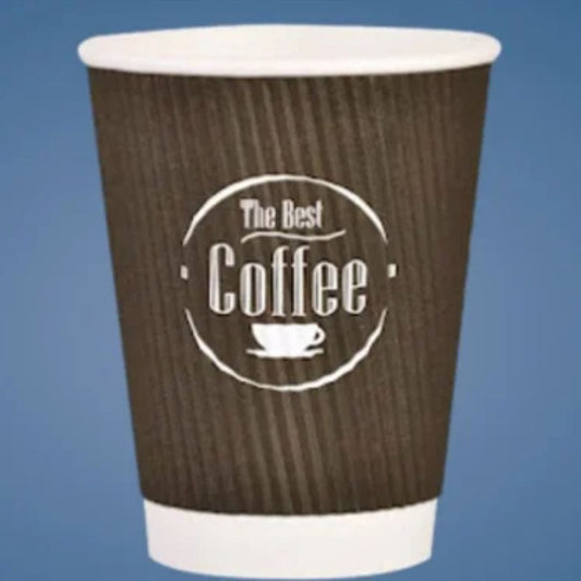 Disposable Rippled Paper Cups