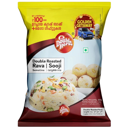 Double Roasted Rava 500g Double Horse