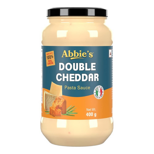 Double cheddar pasta sauce 400 gm Abbies