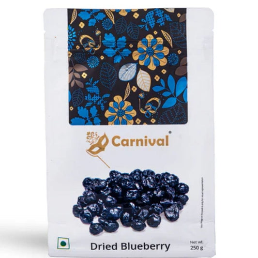 Dried Whole Blueberry Pouch 250g Carnival