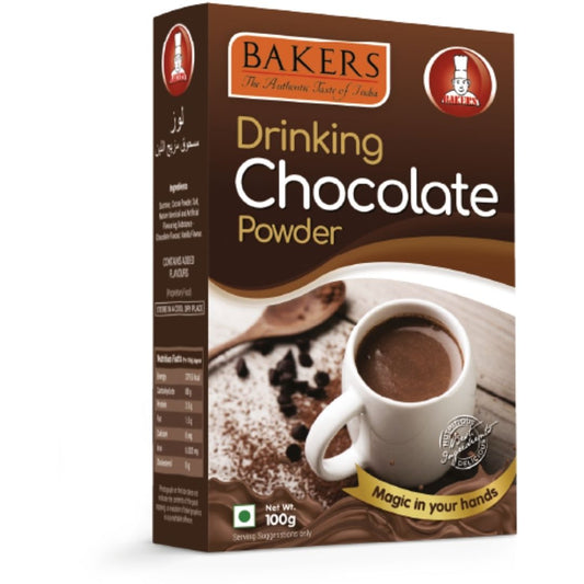 Drinking Chocolate Powder 100g Bakers