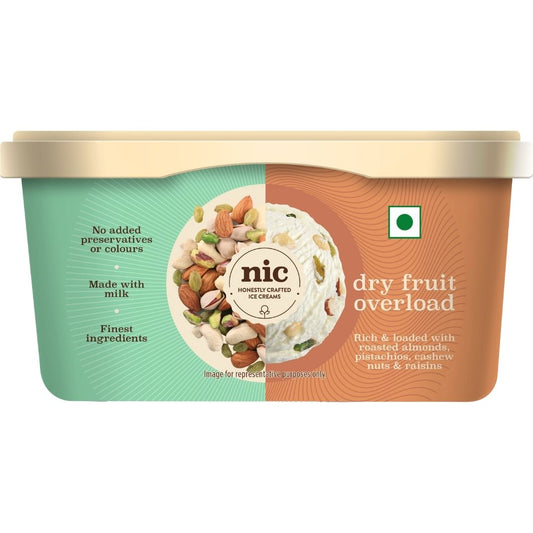 Dry Fruit Overload Ice Cream NIC