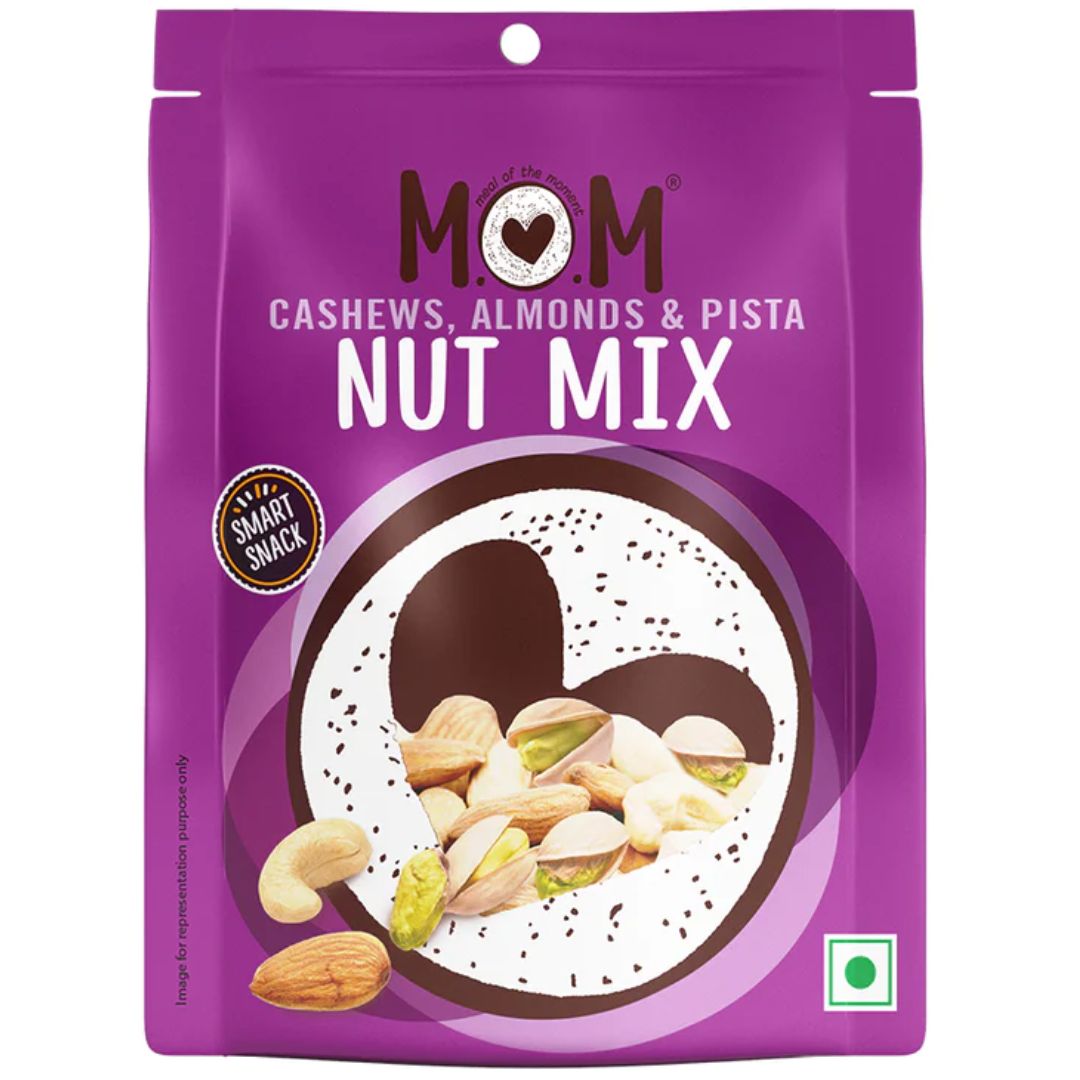 Dry Fruits- Roasted & Salted Nut Mix 12 gm*10 (Purple Mono)  MOM