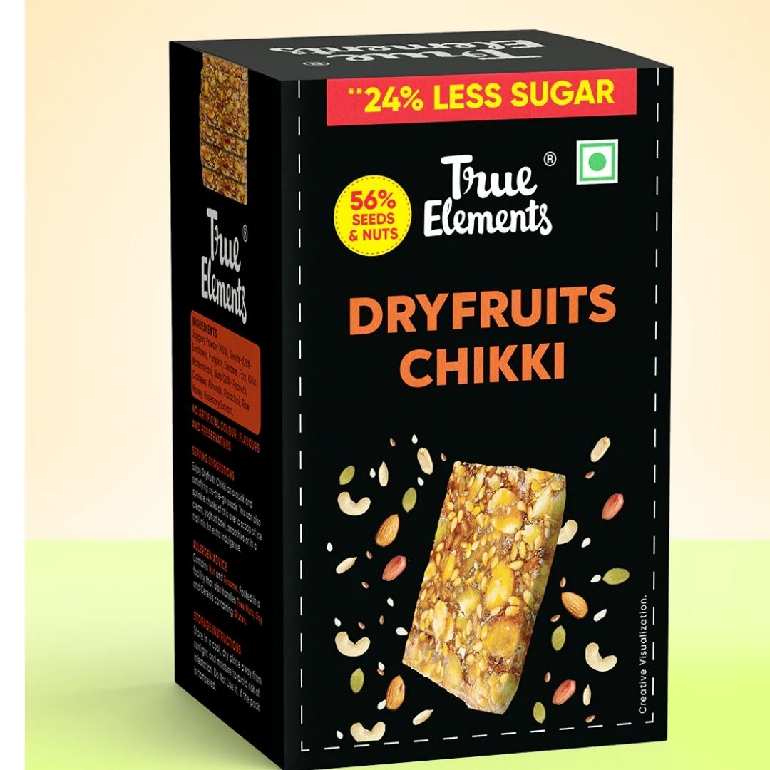 Dryfruit Chikki 20gm True Elements