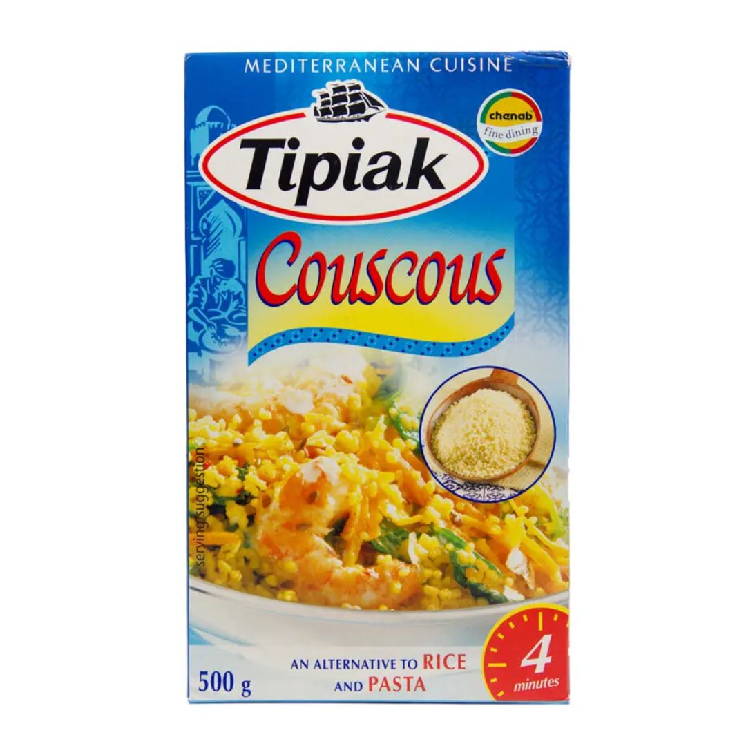 Durum Wheat Couscous Natural Semolina, 500g Tipiak