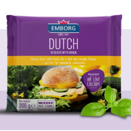 Dutch Gouda Slices 200g Emborg