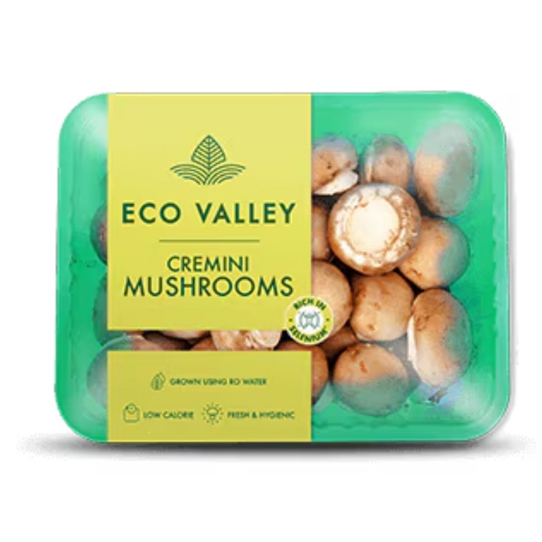 Cremini Mushrooms 200g Eco Valley