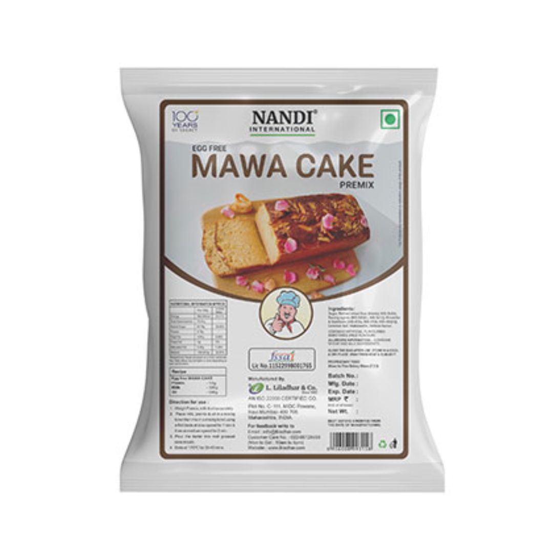 Eggless Mawa Cake Premix 1kg Nandi