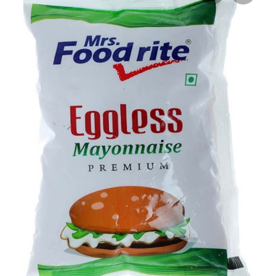 Eggless Mayonnaise  Premium 1 kg  Mrs Food rite