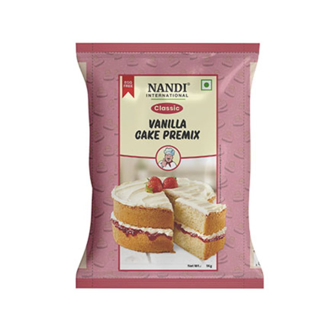 Eggless Vanilla Cake Premix 1kg Nandi