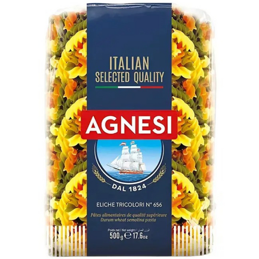 Eliche tricolor pasta 500 gm Agnesi