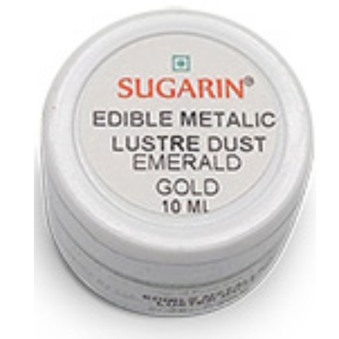 Emerald Gold Edible Lustre Dust Sugarin