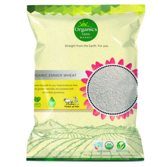 Emmer Wheat Flour - 100% Khapli Atta 5kg Organics Food Market