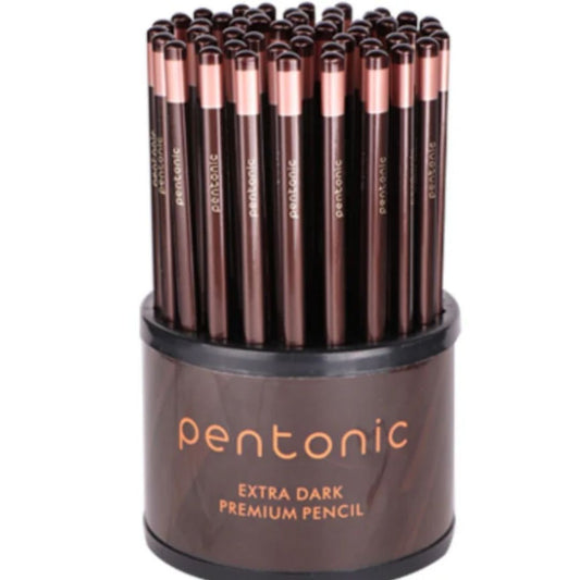 Extra Dark Premium Pencil Pack Of 50 Pentonic