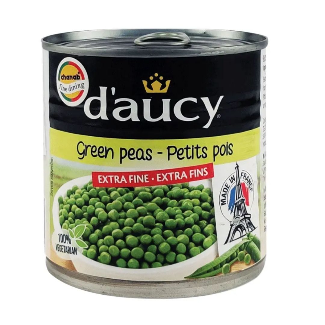 Extra Fine Green Peas, 400g D'aucy