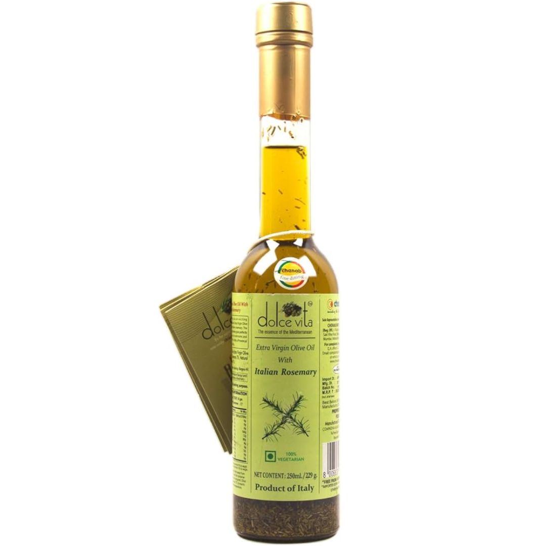 Extra Virgin Olive Oil with Finest Italian Rosemary 250ml Dolce Vita