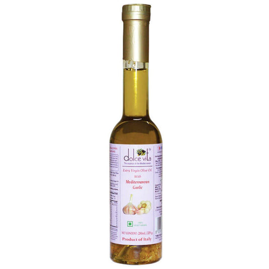 Extra Virgin Olive Oil with Garlic 250ml Dolce Vita