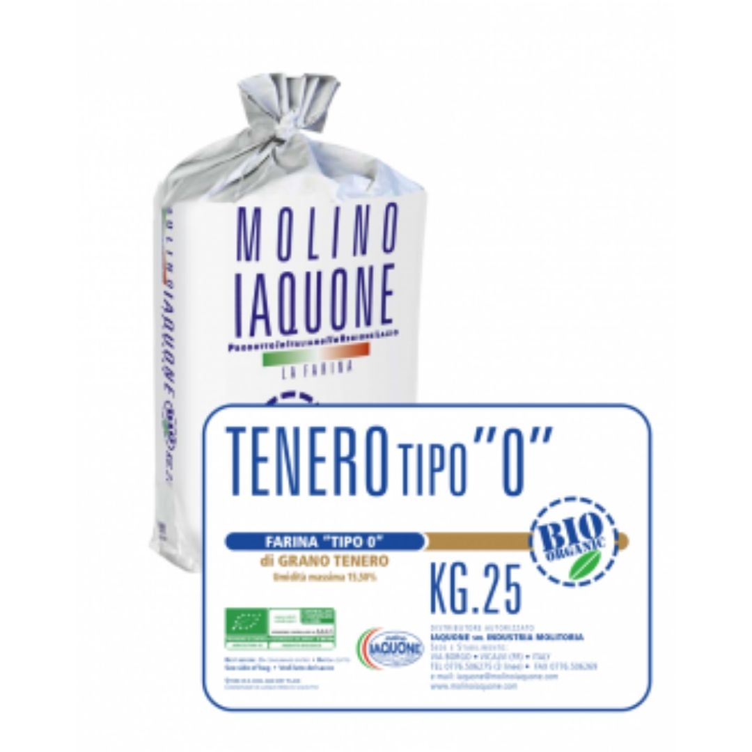 FARINA DI GRANO TENERO TIPO _0_ 25kg Molino Laquone