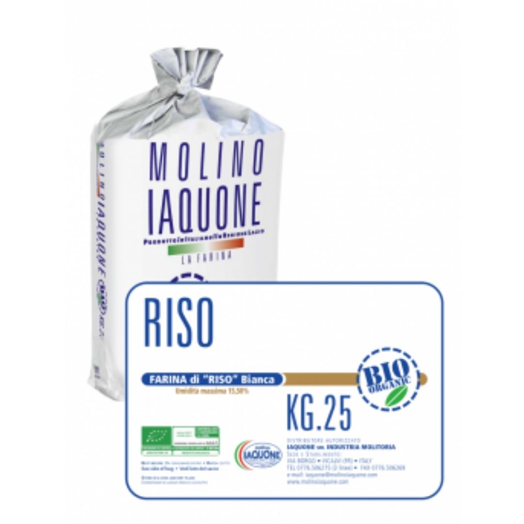 FARINA DI RISO 25kg Molino Laquone