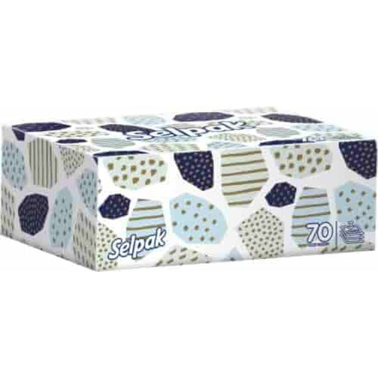 Facial Box Tissue Mini  (3 ply x 70 pulls)  Selpak