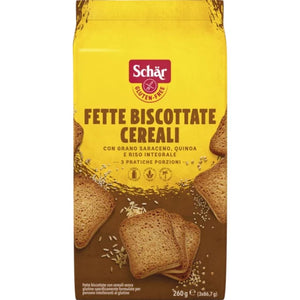 Fette Biscottate ai cereali Gluten Free 260g  Dr  Schar