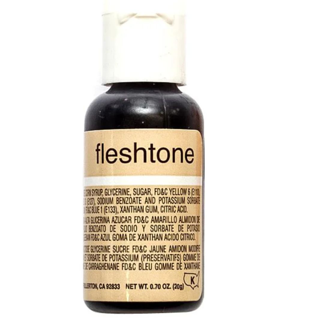 Fleshtone Edible Liqua Gel Colour 20ml Chefmaster