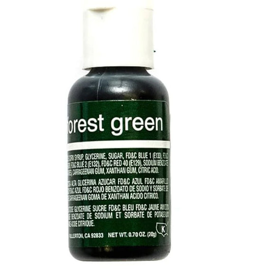 Forest Green Edible Liqua Gel Colour 20ml Chefmaster