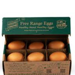 Free Range Eggs - 6 Pack Farm Made