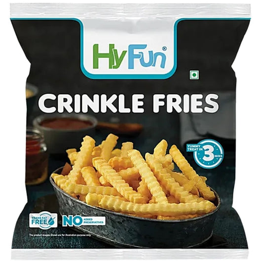 French Fries Crinkle Cut 11 mm AA   1 kg  - HyFun Food Service
